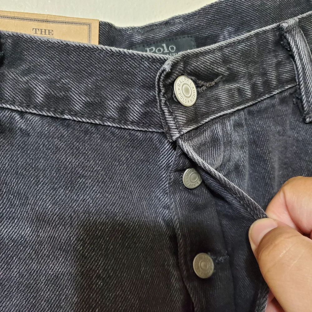 Polo Ralph Lauren RL Tigers Varsity P Graffiti Classic Fit Jeans - Picture 7 of 15